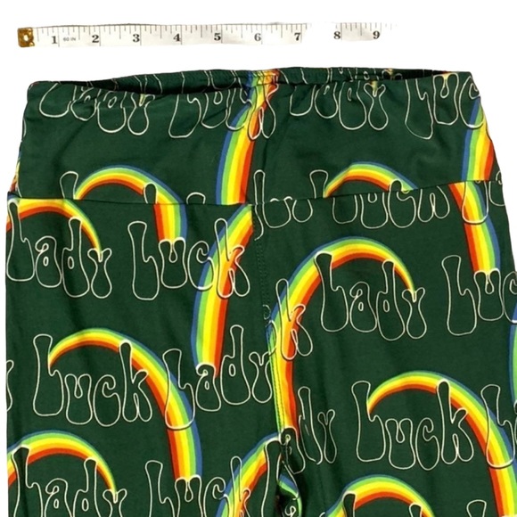 LuLaRoe Rainbow Lady Luck Leggings OS - Picture 6 of 7